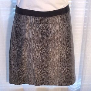 Ann Taylor Jacquard Skirt Sz 6